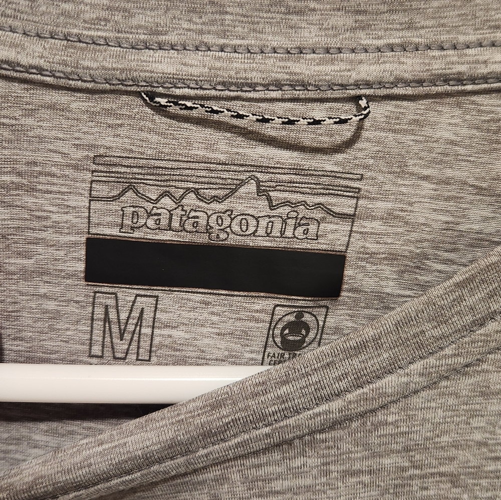 Patagonia Gray Long Sleeve Capilene Cool Daily Shirt Women's Medium - Picture 4 of 5
